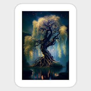 The Magic Willow Tree Sticker